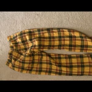 Plaid pants